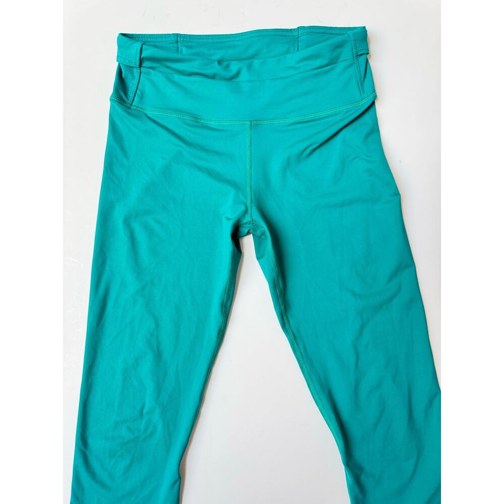 Fabletics Laurel Green Gia Powerlite Mid Rise Crop Leggings XS - Picture 5 of 11